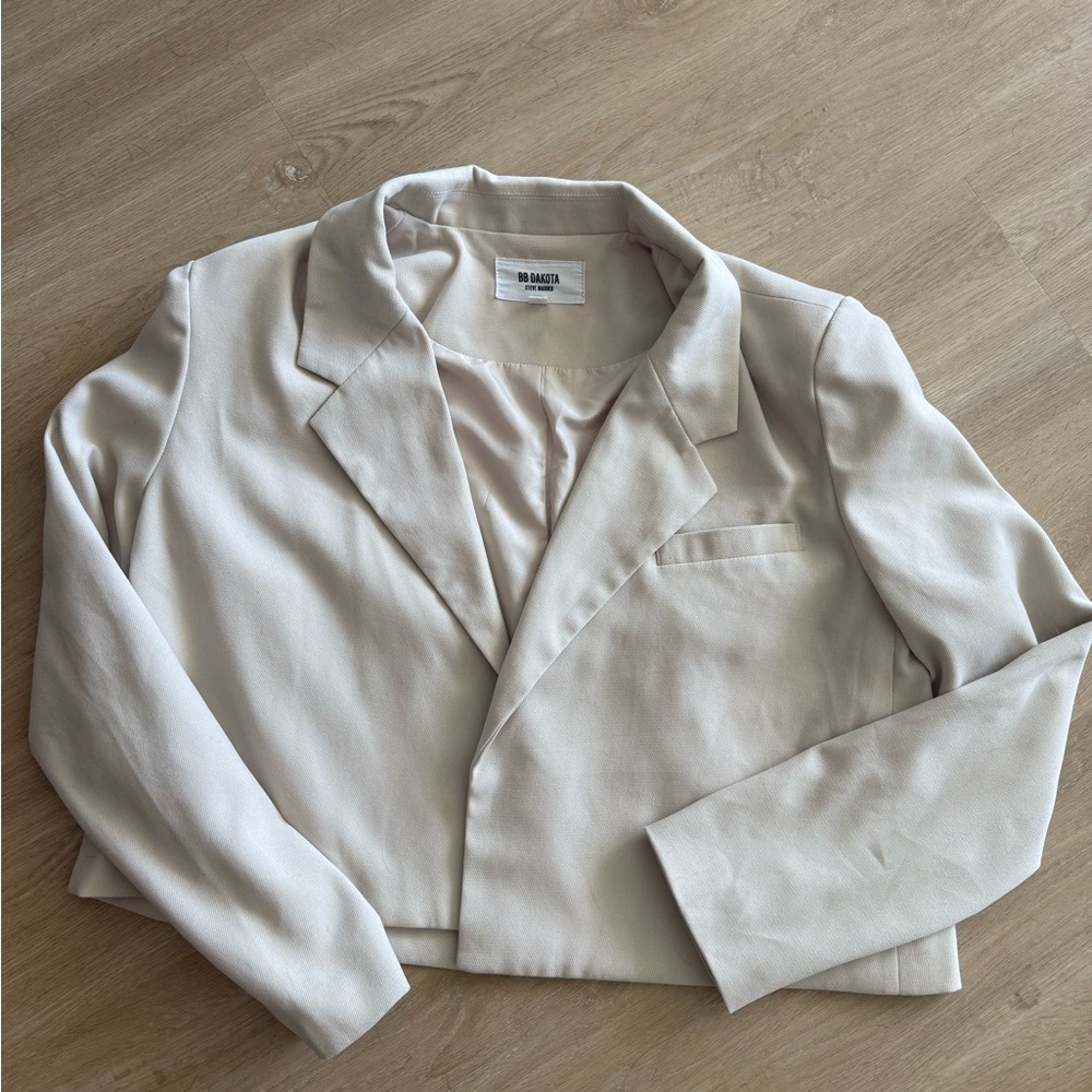 Steve Madden Cream Women's Blazer